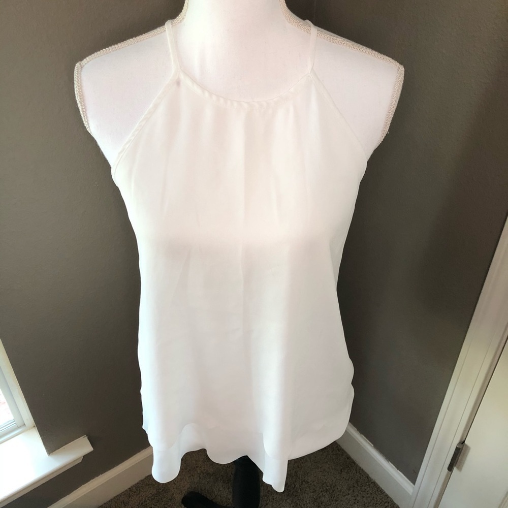 Emmelee scallop edge split back camisole